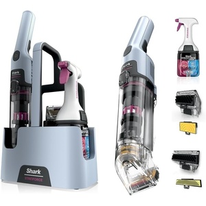 Shark StainForce Cordless Stain, Odor & Urine Remover, 1 Tool, HX095BRN | For Carpets, Area Rugs, Upholstery, Cars & Outdoors, Dual-Activated Formula, Stain Eliminator Tool, Beige(StainForce w/ Stain Eliminator Tool + Wide Stain Tool)