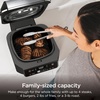 Ninja® Foodi® 6-in-1 Indoor Grill & Air Fryer, 500°F, Black/Silver, EG201 | Cyclonic Grilling, 500°F Surround Searing for char-grilled marks, virtually smoke-free. 6-in-1: Grill, Air Fry, Roast & more.(6-in-1)