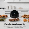 Ninja® Foodi® 6-in-1 Indoor Grill & Air Fryer, 500°F, Black/Silver, EG201 | Cyclonic Grilling, 500°F Surround Searing for char-grilled marks, virtually smoke-free. 6-in-1: Grill, Air Fry, Roast & more.(5-in-1 Premium w/ probe)