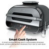 Ninja® Foodi® 6-in-1 Indoor Grill & Air Fryer, 500°F, Black/Silver, EG201 | Cyclonic Grilling, 500°F Surround Searing for char-grilled marks, virtually smoke-free. 6-in-1: Grill, Air Fry, Roast & more.(6-in-1 Smart XL)