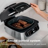 Ninja® Foodi® 6-in-1 Indoor Grill & Air Fryer, 500°F, Black/Silver, EG201 | Cyclonic Grilling, 500°F Surround Searing for char-grilled marks, virtually smoke-free. 6-in-1: Grill, Air Fry, Roast & more.(5-in-1)
