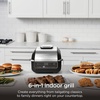 Ninja® Foodi® 6-in-1 Indoor Grill & Air Fryer, 500°F, Black/Silver, EG201 | Cyclonic Grilling, 500°F Surround Searing for char-grilled marks, virtually smoke-free. 6-in-1: Grill, Air Fry, Roast & more.(6-in-1)