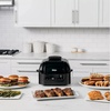 Ninja Foodi Pro 5-in-1 Indoor Integrated Smart Probe, 4-Quart Air Fryer, Roast, Bake, Dehydrate, an Cyclonic Grilling Technology, with 4 Steaks Capacity, in a Stainless Finish | Integrated Smart Probe, Roast, Bake, Dehydrate, Cyclonic Grilling Technology, 4 Steaks Capacity(Stainless)