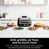 Ninja IG651 Foodi Smart XL Pro 7-in-1 Indoor Grill/Griddle Combo, use Opened or Closed, Air Fry, Dehydrate & More, Pro Power Grate, Flat Top, Crisper, Smart Thermometer, Black