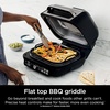 Ninja IG651 Foodi Smart XL Pro 7-in-1 Indoor Grill/Griddle Combo, use Opened or Closed, Air Fry, Dehydrate & More, Pro Power Grate, Flat Top, Crisper, Smart Thermometer, Black