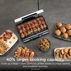 Ninja® Sizzle™ Indoor Grill & Griddle, 14”, 500°F, Grey/Silver, GR101 | Interchangeable nonstick grill & griddle plate, dishwasher-safe lid, 500°F edge-to-edge heat for perfect char-grilled marks.(20 Inch)