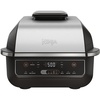 Ninja® Foodi® 6-in-1 Indoor Grill & Air Fryer, 500°F, Black/Silver, EG201 | Cyclonic Grilling, 500°F Surround Searing for char-grilled marks, virtually smoke-free. 6-in-1: Grill, Air Fry, Roast & more.(6-in-1)