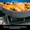 Ninja C33000 Foodi NeverStick Premium 3-Piece Cookware Set, 12-Inch Fry Pan, 5-Quart Sauté Pan with Glass Lid, Hard-Anodized, Nonstick, Durable & Oven Safe to 500°F, Slate Grey(3-Piece Set)