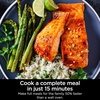 Ninja® Combi™ All-in-One Multicooker & Air Fryer, Stainless Steel, SFP701 | Cooks complete family meals in 15 mins, HyperSteam + Air Fry, 14-in-1, Bake, Roast, Slow Cook & more, 3 accessories included.(Multicooker)