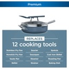 Ninja, Cookware, Steamer, Strainer Basket, Glass Lid and Spatula, Foodi NeverStick PossiblePan, Premium Set with 4-Quart Capacity Pan, Nonstick, Durable, Oven Safe Cookware, Cherry Tart, CW102BL(Macaron Blue)
