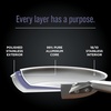 Ninja® EverClad 10.25″ Fry Pan, Tri-Ply, Stainless, C90026 | Tri-ply: 18/10 stainless, pure aluminum core. No warping, hot spots. All stovetops & induction compatible. Oven safe to 600°F(10.25″ Fry Pan)
