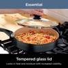Ninja Extended Life Ceramic 10.25″ Fry Pan with Comfort Grip, Nonstick Fry Pans, Pots, PTFE Free, Healthy Cooking, Oven Safe, Dishwasher Safe, All Stovetops & Induction Compatible, Navy Blue, CW40026(10pc Black Set)