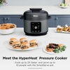 Ninja® HyperHeat™ 9-in-1 Pressure Cooker, 6.5-qt, Blue Macaron, PC201 | Cooks 2X faster, Sear, Sauté, Slow Cook, Steam & Sous Vide, 1200W, PFAS-free pot, removable SimpliServe™ pot for easy serving(Grey)