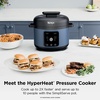 Ninja® HyperHeat™ 9-in-1 Pressure Cooker, 6.5-qt, Blue Macaron, PC201 | Cooks 2X faster, Sear, Sauté, Slow Cook, Steam & Sous Vide, 1200W, PFAS-free pot, removable SimpliServe™ pot for easy serving(Blue Macaron)