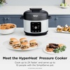 Ninja® HyperHeat™ 9-in-1 Pressure Cooker, 6.5-qt, Blue Macaron, PC201 | Cooks 2X faster, Sear, Sauté, Slow Cook, Steam & Sous Vide, 1200W, PFAS-free pot, removable SimpliServe™ pot for easy serving(White)