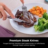 Ninja® NeverDull™ 15-Pc Wood Series Knife Block, Stainless/Walnut, K52015 | Stays razor-sharp 10+ years. Premium German stainless steel blades. Foolproof built-in sharpener. Walnut wood block & handles(15-Piece)