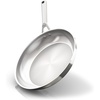 Ninja® EverClad 12″ Fry Pan, Tri-Ply, Stainless, C90030 | Tri-ply: 18/10 stainless, pure aluminum core. No warping, hot spots. All stovetops & induction compatible. Oven safe to 600°F