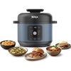 Ninja® HyperHeat™ 9-in-1 Pressure Cooker, 6.5-qt, Blue Macaron, PC201 | Cooks 2X faster, Sear, Sauté, Slow Cook, Steam & Sous Vide, 1200W, PFAS-free pot, removable SimpliServe™ pot for easy serving(Blue Macaron)