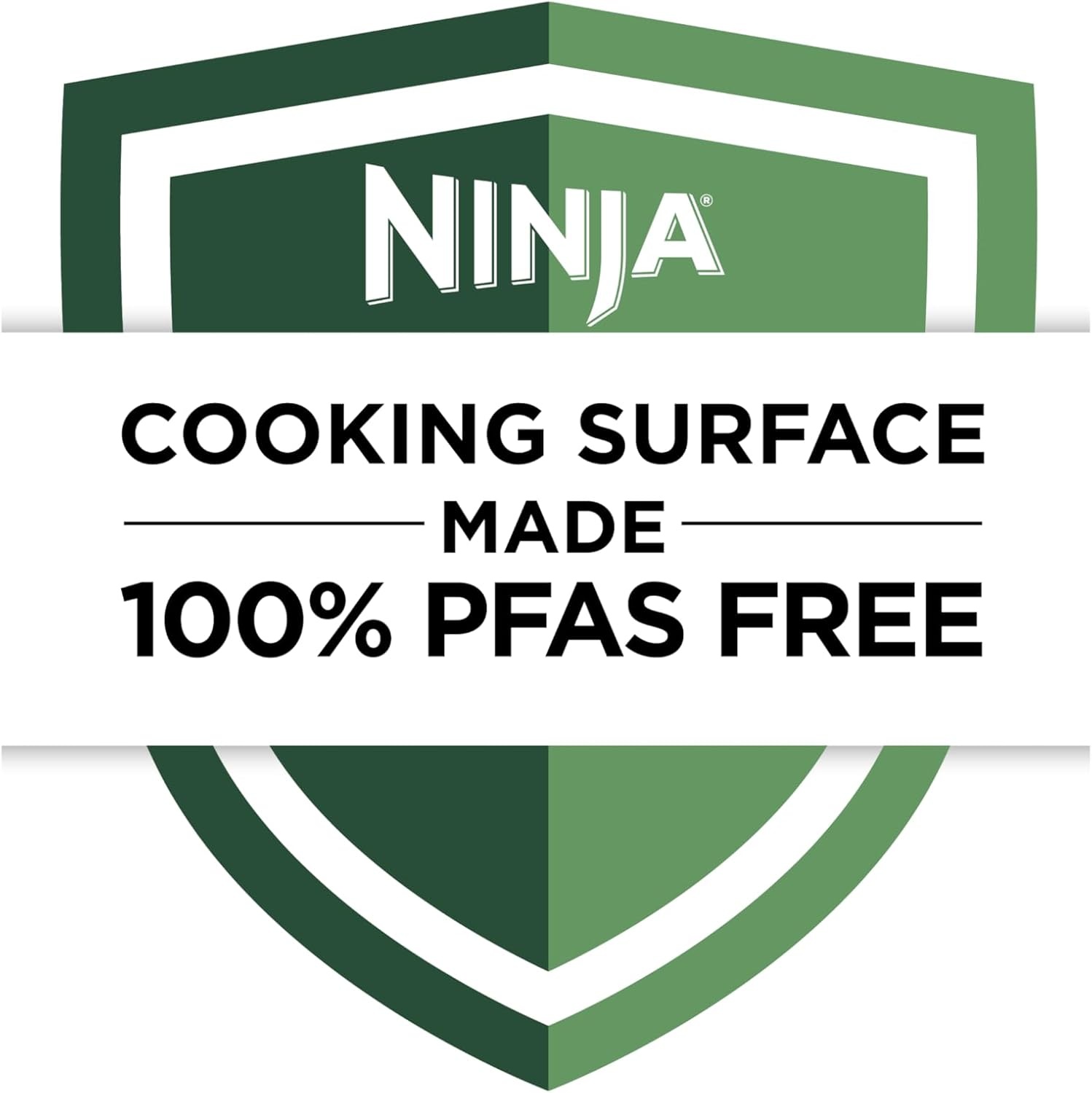 image:imageNinja Air Fryer DoubleStack 8 Qt 6in1 Black SL201 Air fry broil roast bake reheat dehydrate Cooks 4 foods at once Smart Finish Match Cook10 QT