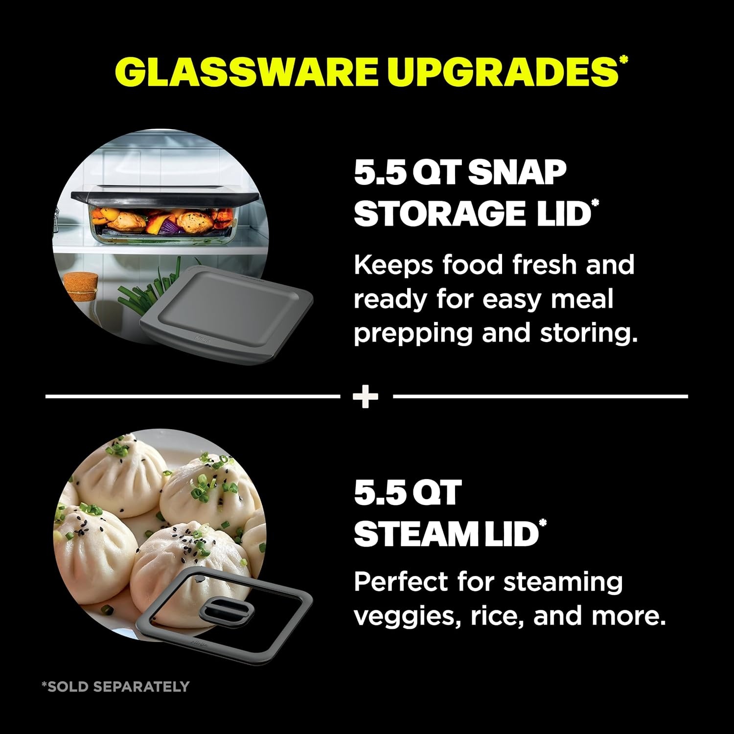 image:imageNinja Crispi Microwave amp Air Fryer with FusionCrisp Silver MW101 Replaces a countertop microwave and air fryer with 14 functions Fast 1000W microwave and powerful 1700W Ninja air fryerBlack
