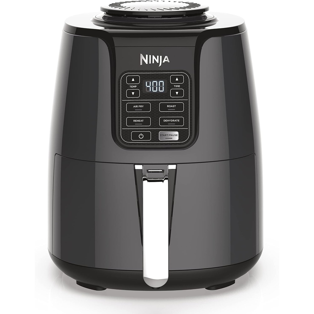 image:imageNinja Air Fryer XL with MaxCrisp 65 Qt 6in1 Grey AF181 Max crisp air fry roast bake reheat dehydrate 1750W 450F max Fits 9 lbs wings4 QT Compact
