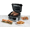Ninja AG300 4-in-1 Indoor Grill with 4-Quart Air Fryer with Roast, Bake, and Cyclonic Grilling Technology