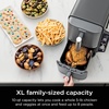Ninja Air Fryer DoubleStack, 8 Qt, 6-in-1, Black, SL201 | Air fry, broil, roast, bake, reheat, dehydrate, Cooks 4 foods at once, Smart Finish, Match Cook(10 QT)