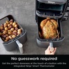 Ninja Air Fryer DoubleStack, 8 Qt, 6-in-1, Black, SL201 | Air fry, broil, roast, bake, reheat, dehydrate, Cooks 4 foods at once, Smart Finish, Match Cook(10.0 Qt)