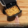 Ninja Air Fryer Pro, 5 Qt, 5-in-1, Stone, AF142SD | Air fry, bake, roast, reheat, dehydrate, 1750W, 400F max, Fits 4 lbs fries, Dishwasher-safe(Black)