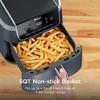 Ninja Air Fryer Pro, 5 Qt, 5-in-1, Stone, AF142SD | Air fry, bake, roast, reheat, dehydrate, 1750W, 400F max, Fits 4 lbs fries, Dishwasher-safe(Cyberspace)