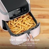 Ninja Air Fryer Pro, 5 Qt, 5-in-1, Stone, AF142SD | Air fry, bake, roast, reheat, dehydrate, 1750W, 400F max, Fits 4 lbs fries, Dishwasher-safe(Light Pink)