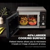Ninja® Crispi™ Microwave & Air Fryer with FusionCrisp, Silver, MW101 | Replaces a countertop microwave and air fryer with 14 functions; Fast 1000W microwave and powerful 1700W Ninja® air fryer.(Silver)