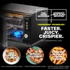 Ninja® Crispi™ Microwave & Air Fryer with FusionCrisp, Silver, MW101 | Replaces a countertop microwave and air fryer with 14 functions; Fast 1000W microwave and powerful 1700W Ninja® air fryer.(Black)