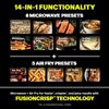 Ninja® Crispi™ Microwave & Air Fryer with FusionCrisp, Silver, MW101 | Replaces a countertop microwave and air fryer with 14 functions; Fast 1000W microwave and powerful 1700W Ninja® air fryer.(Black)