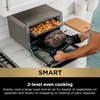 Ninja DCT451 12-in-1 Smart Double Oven with FlexDoor, Thermometer, FlavorSeal, Smart Finish, Rapid Top Convection and Air Fry Bottom , Stainless Steel | Smart Cook thermometer, FlavorSeal, Smart Finish, Air fry, bake, broil, roast, pizza(10-in-1)