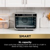 Ninja DCT451 12-in-1 Smart Double Oven with FlexDoor, Thermometer, FlavorSeal, Smart Finish, Rapid Top Convection and Air Fry Bottom , Stainless Steel | Smart Cook thermometer, FlavorSeal, Smart Finish, Air fry, bake, broil, roast, pizza(10-in-1)