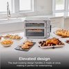 Ninja DCT451 12-in-1 Smart Double Oven with FlexDoor, Thermometer, FlavorSeal, Smart Finish, Rapid Top Convection and Air Fry Bottom , Stainless Steel | Smart Cook thermometer, FlavorSeal, Smart Finish, Air fry, bake, broil, roast, pizza(12-in-1 Prestige)