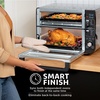 Ninja DCT451 12-in-1 Smart Double Oven with FlexDoor, Thermometer, FlavorSeal, Smart Finish, Rapid Top Convection and Air Fry Bottom , Stainless Steel | Smart Cook thermometer, FlavorSeal, Smart Finish, Air fry, bake, broil, roast, pizza(12-in-1 w/ Flexdoor)