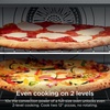 Ninja DCT451 12-in-1 Smart Double Oven with FlexDoor, Thermometer, FlavorSeal, Smart Finish, Rapid Top Convection and Air Fry Bottom , Stainless Steel | Smart Cook thermometer, FlavorSeal, Smart Finish, Air fry, bake, broil, roast, pizza(10-in-1 XL Prestige)