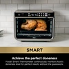 Ninja DCT451 12-in-1 Smart Double Oven with FlexDoor, Thermometer, FlavorSeal, Smart Finish, Rapid Top Convection and Air Fry Bottom , Stainless Steel | Smart Cook thermometer, FlavorSeal, Smart Finish, Air fry, bake, broil, roast, pizza(10-in-1)
