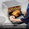 Ninja DCT451 12-in-1 Smart Double Oven with FlexDoor, Thermometer, FlavorSeal, Smart Finish, Rapid Top Convection and Air Fry Bottom , Stainless Steel | Smart Cook thermometer, FlavorSeal, Smart Finish, Air fry, bake, broil, roast, pizza(10-in-1 XL Prestige)