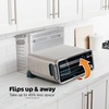 Ninja Digital Air Fry Countertop Oven, 8-in-1, XL, Silver, SP101 | Air fry, air roast, broil, bake, toast, bagel, dehydrate, keep warm, 1800W, Flip up & away(13-in-1 Flip Oven XL)
