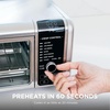 Ninja Digital Air Fry Countertop Oven, 8-in-1, XL, Silver, SP101 | Air fry, air roast, broil, bake, toast, bagel, dehydrate, keep warm, 1800W, Flip up & away(8-in-1 Flip Oven)
