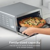 Ninja Digital Air Fry Countertop Oven, 8-in-1, XL, Silver, SP101 | Air fry, air roast, broil, bake, toast, bagel, dehydrate, keep warm, 1800W, Flip up & away(8-in-1 Flip Oven Stainless)