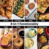 Ninja Digital Air Fry Countertop Oven, 8-in-1, XL, Silver, SP101 | Air fry, air roast, broil, bake, toast, bagel, dehydrate, keep warm, 1800W, Flip up & away(8-in-1 Flip Oven)