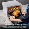 Ninja Double Oven, 12-in-1, FlexDoor, Stainless Steel, DCT401 | FlavorSeal, Smart Finish, Air fry, bake, broil, roast, toast, pizza, fits 6 lbs wings(10-in-1 Prestige)