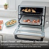 Ninja Double Oven, 12-in-1, FlexDoor, Stainless Steel, DCT401 | FlavorSeal, Smart Finish, Air fry, bake, broil, roast, toast, pizza, fits 6 lbs wings(12-in-1 XL Prestige)