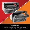 Ninja Double Oven, 12-in-1, FlexDoor, Stainless Steel, DCT401 | FlavorSeal, Smart Finish, Air fry, bake, broil, roast, toast, pizza, fits 6 lbs wings(12-in-1 XL w/ Flexdoor)