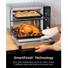 Ninja Double Oven, 12-in-1, FlexDoor, Stainless Steel, DCT401 | FlavorSeal, Smart Finish, Air fry, bake, broil, roast, toast, pizza, fits 6 lbs wings(12-in-1 XL w/ Flexdoor)