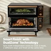 Ninja Double Oven Pro Smart XL, 30.2 Qt, 12-in-1, Stainless Steel, DCT801 | DualZone, Smart Finish, Fits 4.5 lb chicken, Air fry, bake, broil, roast, toast, pizza(Onyx)